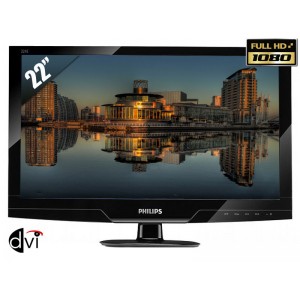 Philips Ecran 22 pouces Full HD VGA/DVI